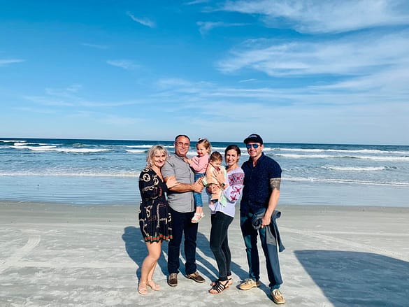 Becoming a healthcare entrepreneur allows me to hang out at the beach with my family during the holidays.