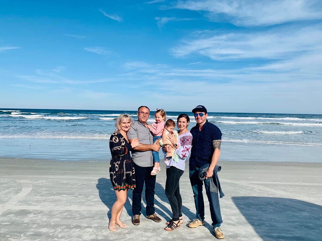 Becoming a healthcare entrepreneur allows me to hang out at the beach with my family during the holidays.